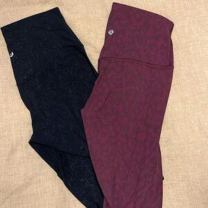 Lululemon align pants size 6- two pairs!